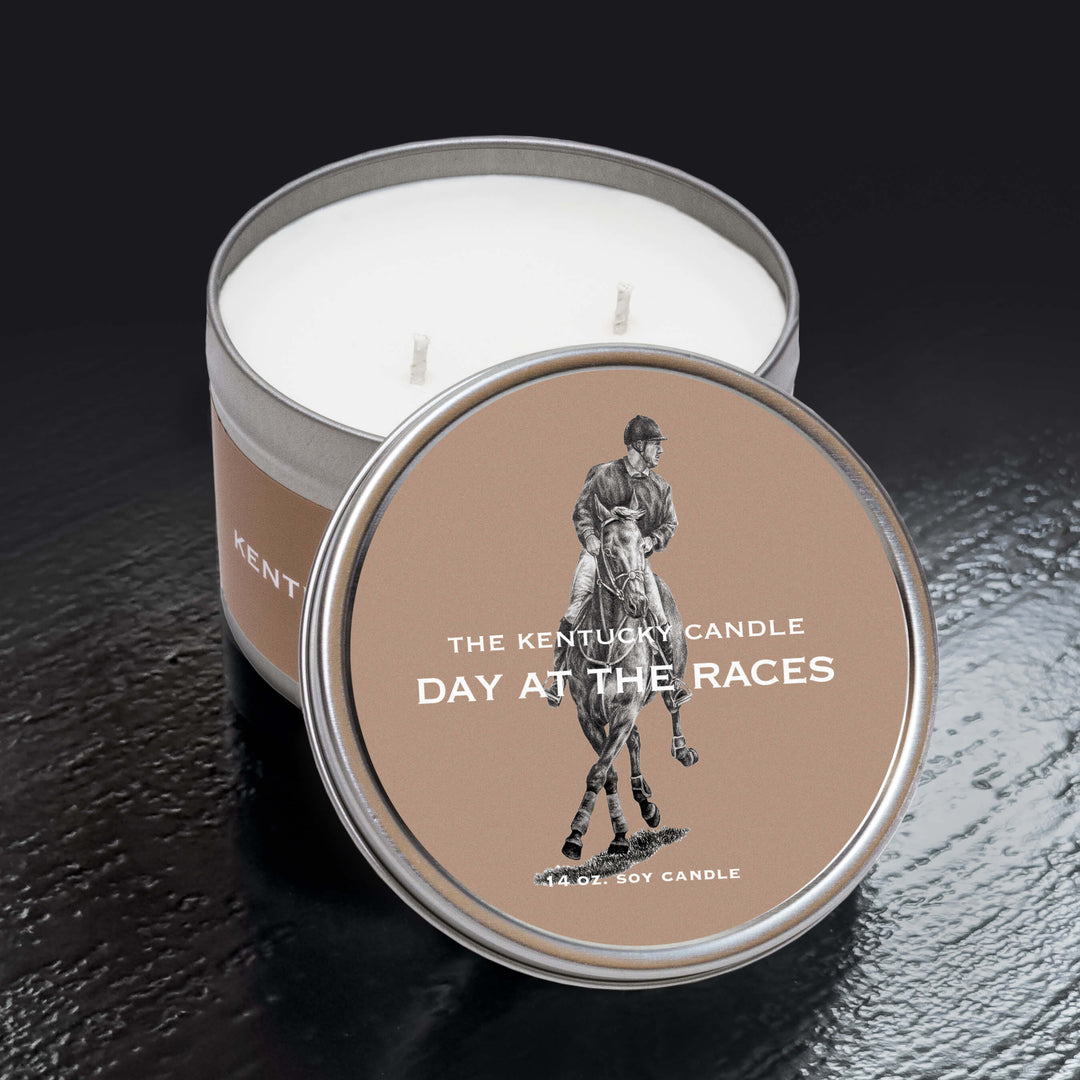 Day At The Races | Platinum Travel Tin Candle