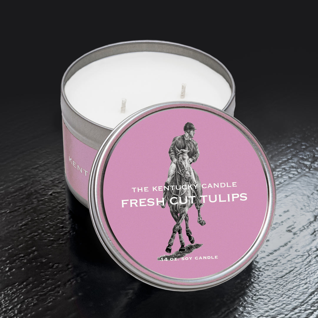 Fresh Cut Tulips  | Platinum Travel Tin Candle