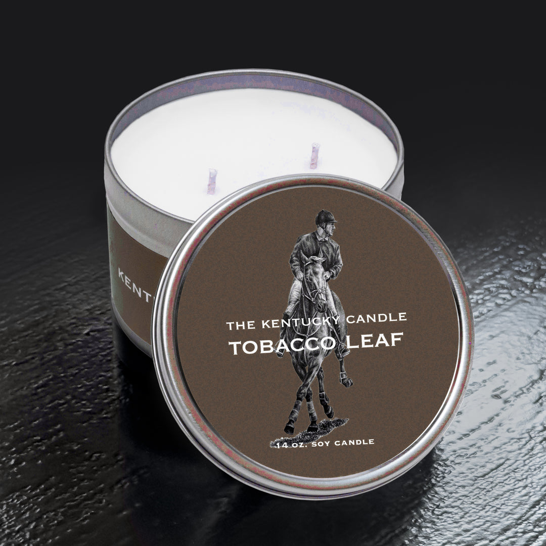 Tobacco Leaf  | Platinum Travel Tin Candle