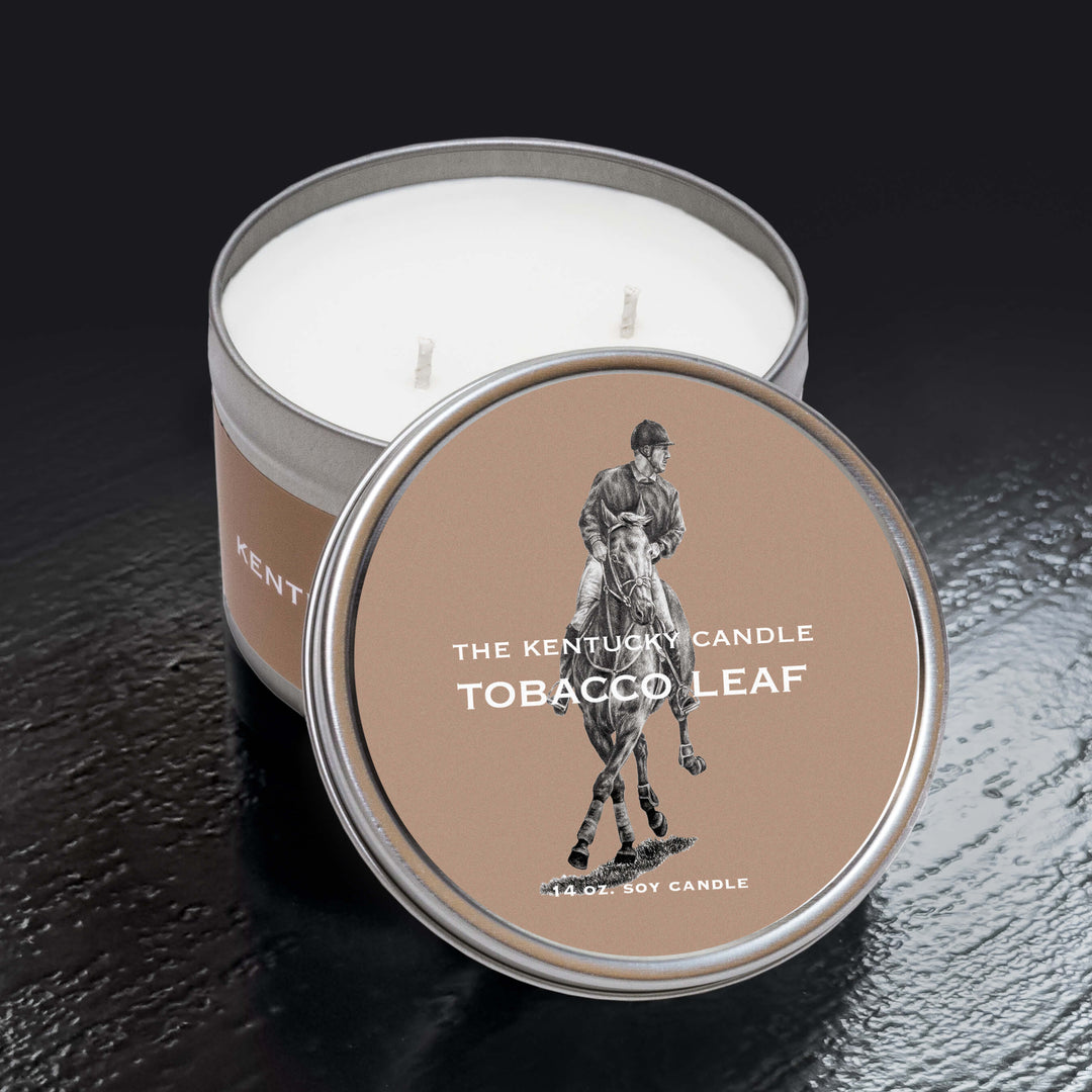 Tobacco Leaf  | Platinum Travel Tin Candle