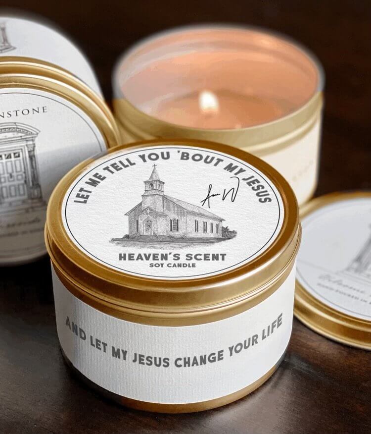 Heaven’s Scent - My Jesus*  | Travel Tin Candle